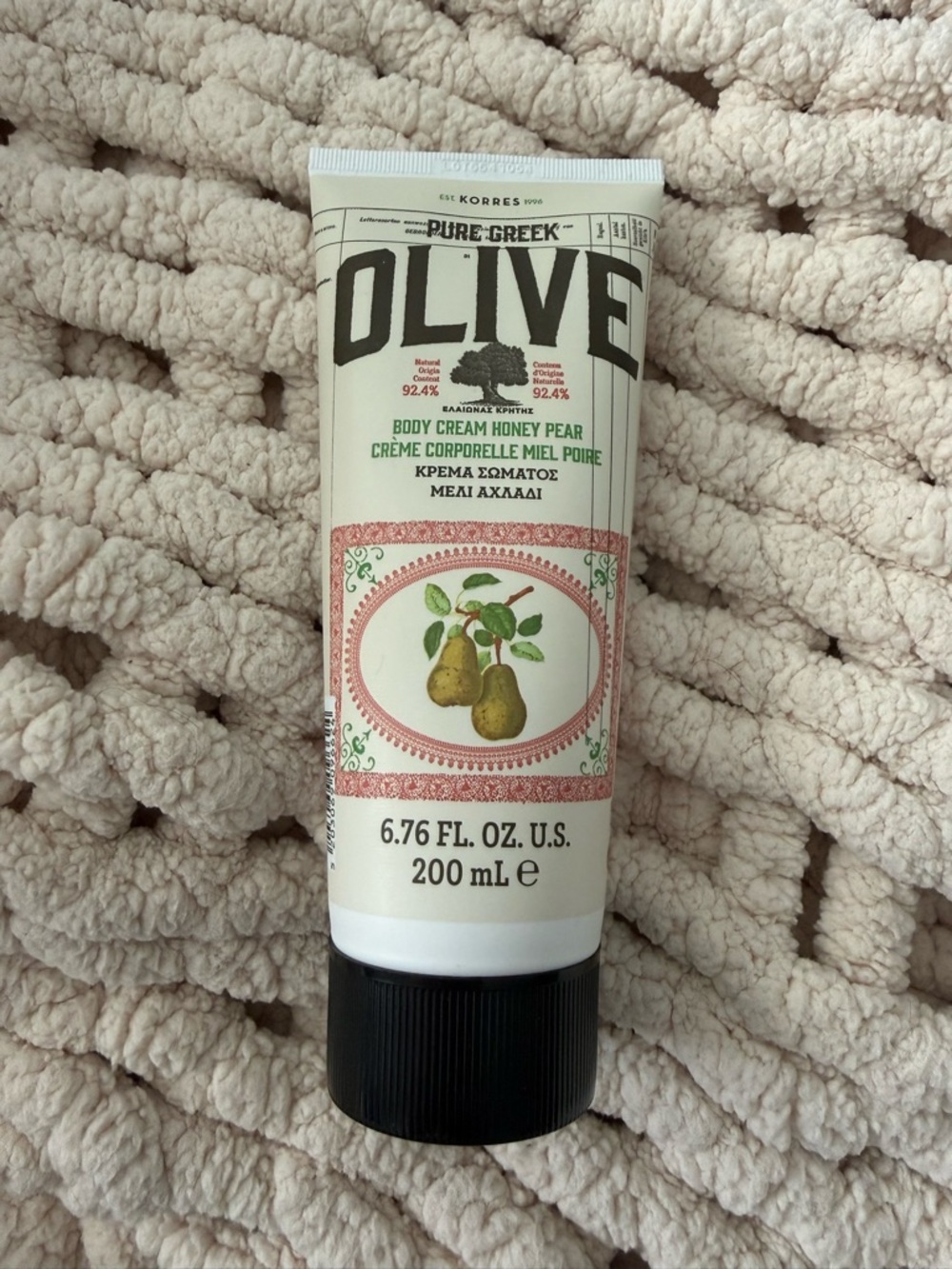 Korres Olive Body Cream Honey Pear